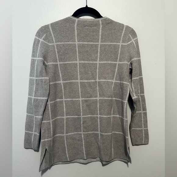 LOFT Heather Gray Knit Top - Picture 7 of 7